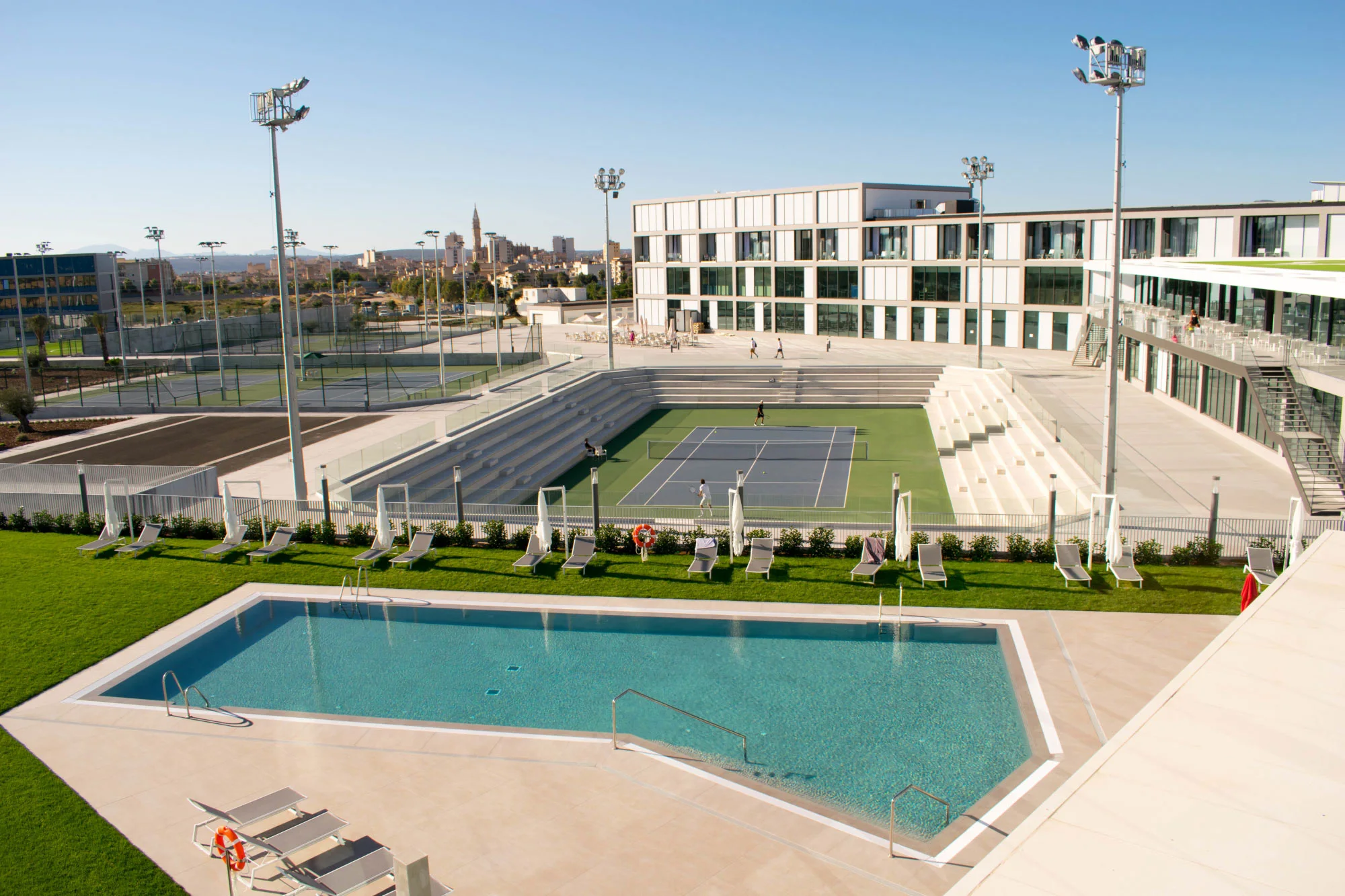 Instalaciones de la Rafa Nadal Academy en Mallorca